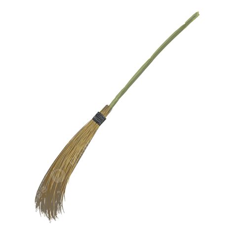Broom Sweep Vector PNG Images, Sweeping Broom With Brown Wooden Handle