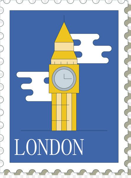 Free Big Ben Postage Stamp Euclidean Vector Rubber Stamp Drawing