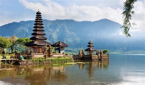 The first meru was used. Pura Ulun Danu Bratan in Bali Indonesia - Attractions in ...