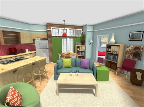 Tour The Big Bang Theorys Apartments In 3d Roomsketcher