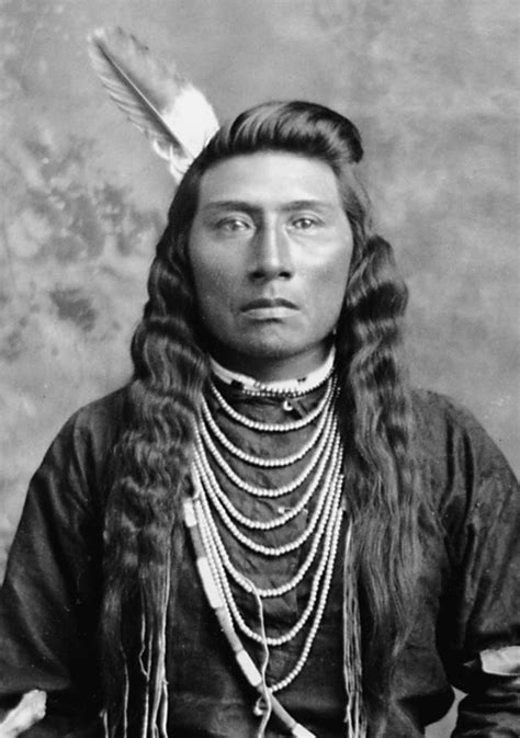 Unidentified Native American Man Beautiful Features Native American