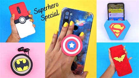 5 Amazing Superhero Phone Cases And Phone Accessories Best Out Of Waste