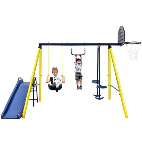 Buy Syngar Swing Set For Kids Outdoor Swing Set With Heavy Duty Metal