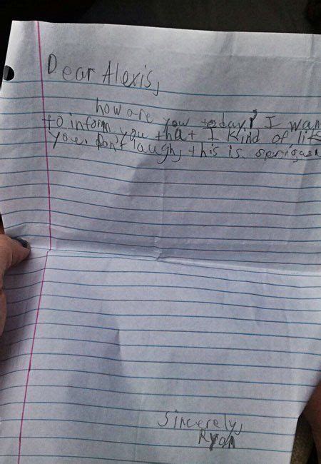 kid love letter  kids write   notes
