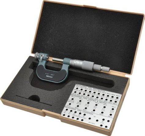 Mitutoyo 0 To 1 Inch Mechanical Multi Anvil Micrometer 06233134