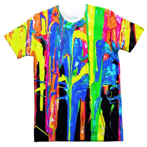Paint Splatter Tee Paint Splatter Shirt Outrageous Clothing Edm Fashion