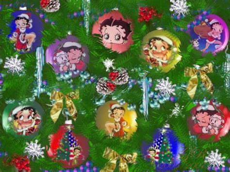Betty Boop Pictures Archive Bbpa Christmas Wallpapers With Betty Boop