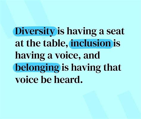 Diversity, inclusion and belonging. | Diversity quotes inspiration, Inclusion quotes, Diversity ...