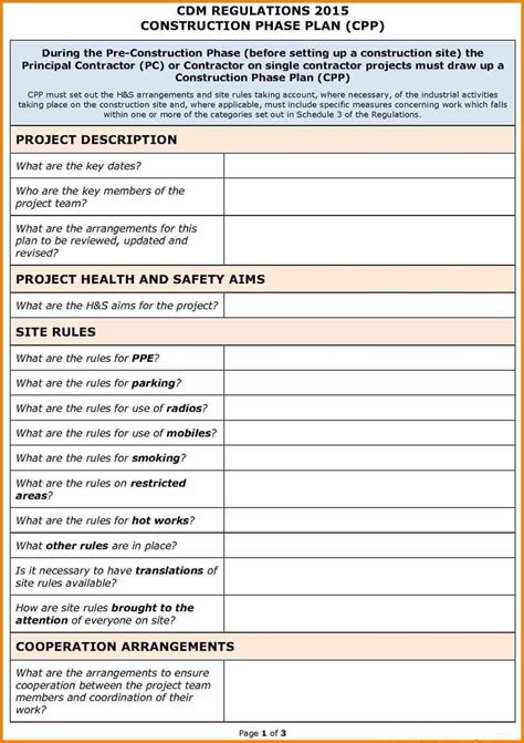 A safety plan template is a document created as part of an official procedure. planning download pdf plan template meal spreadsheet ...