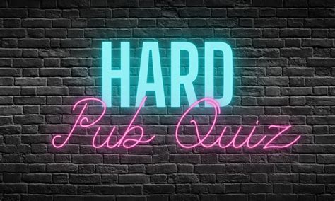 Hard Pub Quiz 50 Pub Trivia Questions And Answers 2024
