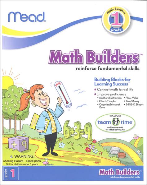 Mead First Grade Math Builders Workbook Mead Products
