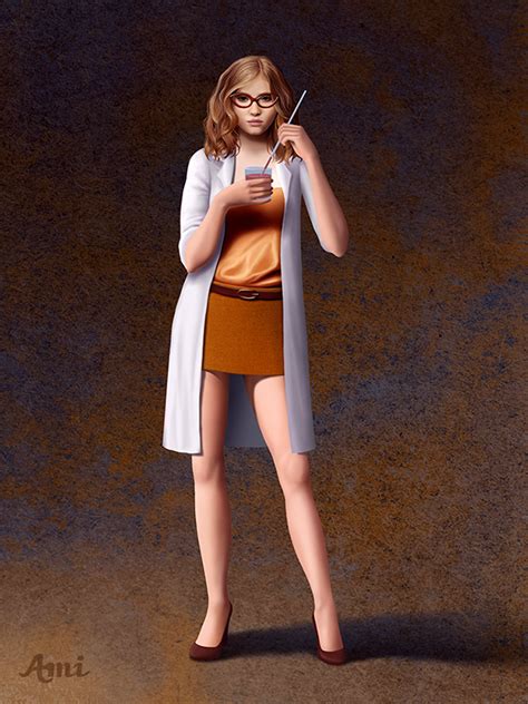 Character A Female Scientist On Behance