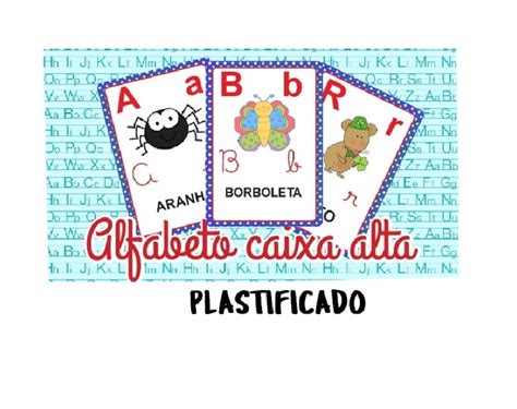 Alfabeto Ilustrado Varal Plastificado Elo7 Produtos Especiais