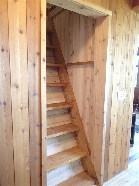11 Delightful Attic Storage Floor Ideas In 2020 Tiny House Stairs