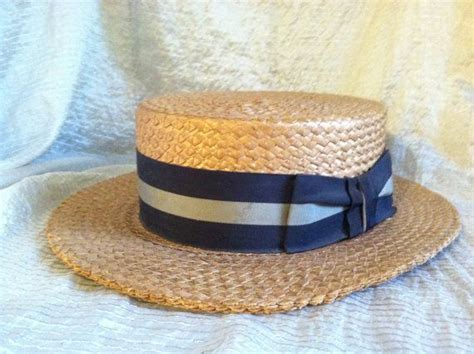 Vintage Stetson Medalist Mens Straw Boaters Hat Size 6 78 C 1920