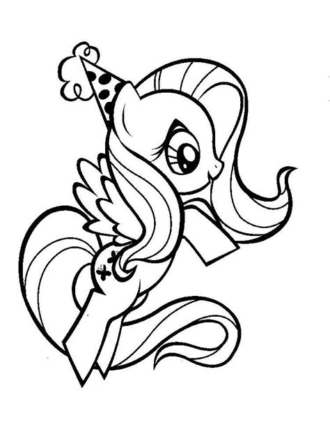 Fluttershy coloring pages. Download and print Fluttershy coloring pages