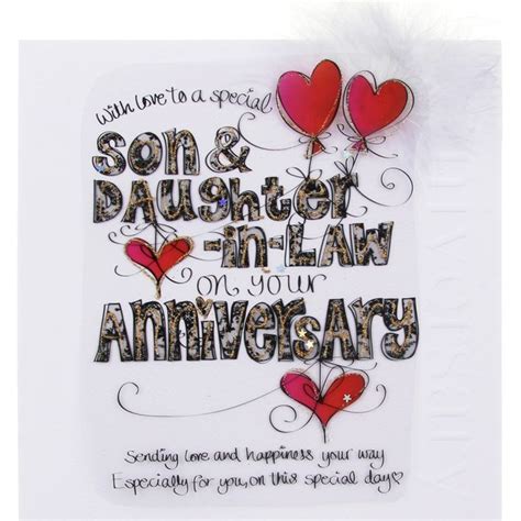 Unique cards + save an extra 20%. anniversary quotes for son and daughter inlaw ...