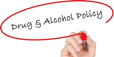 Drug And Alcohol Policy Policies And Procedures For Drug Testing