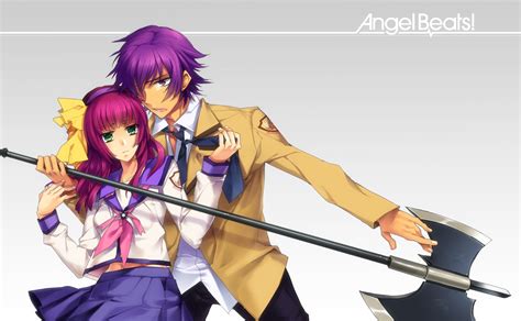 Angelbeats Greeneyes Longhair Nakamurayuri Noda Ribbons School