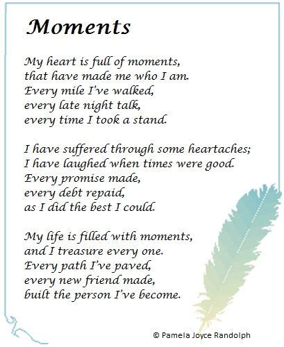 Moments An Original Poem By Pamela Joyce Randolph Arizona Poet