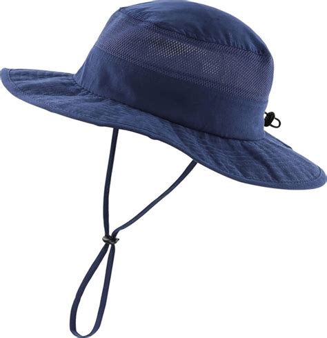 Home Prefer Mens Sun Hat Upf 50 Wide Brim Bucket Hat Windproof
