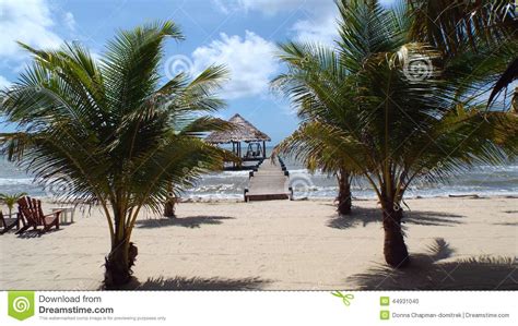 Maya Beach Belize Central America Stock Photo Image Of Beautiful