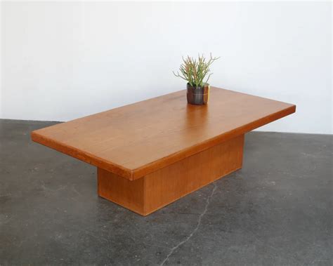 Depending on the style of your living room, the amount of sparkle that you love and the ergonomic void it needs to fill in the room, you can choose a dazzling statement piece. Iridium Interiors — Oak Pedestal Coffee Table | Pedestal ...