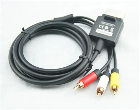 High Quality Av Audio Video Cable Cord For Xbox 360 Slim Controller In
