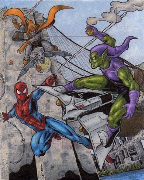 Spider Man Vs The Goblins Marvel Bronze Age By Tonyperna Amazing Spiderman Man Vs Spiderman