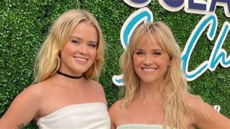 Reese Witherspoon And Doppelganger Daughter Ava Twin In Strapless Dresses Hello