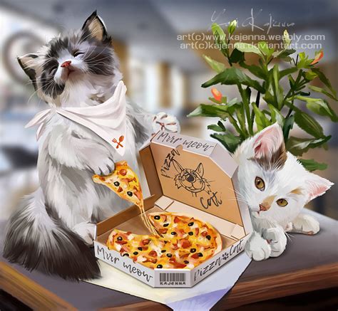 Pizza Cat By Kajenna On Deviantart