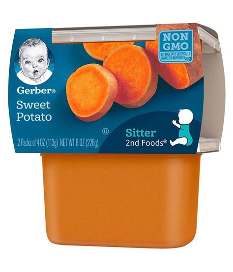 Gerber Sweet Potato Snack Foods For 6 Months 452 Gm Pack Of 2