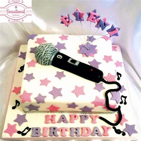 Microphone Cake Sensational Cakes