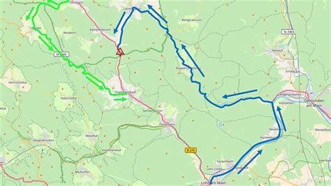 Vollsperrung Zwischen Lohrhaupten Und Bayrischer Landesgrenze Mein