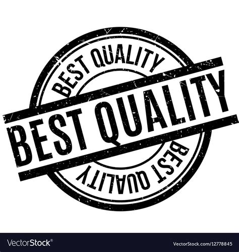 Best Quality Rubber Stamp Royalty Free Vector Image