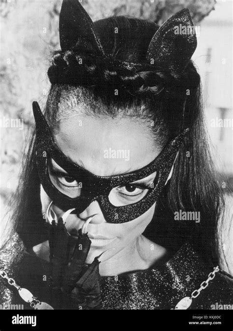 Eartha Kitt Catwoman Debut 1967 Stock Photo Alamy