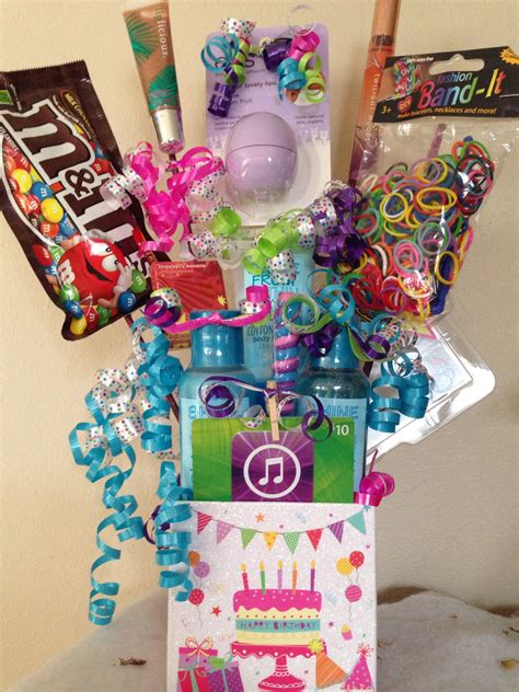 Think Goodness Birthday Ts For Girls Birthday T Baskets Diy Ts