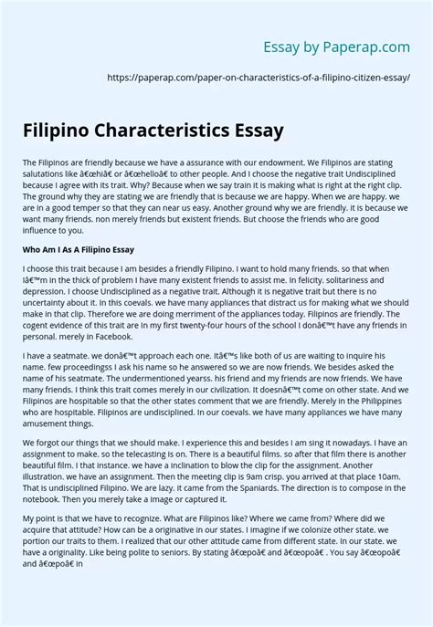 Anatomy Of A Filipino Essay Example Studyhippo Com Vrogue Co