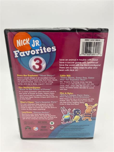 New Nick Jr Favorites Vol 3 DVD 2006 97368895140 EBay