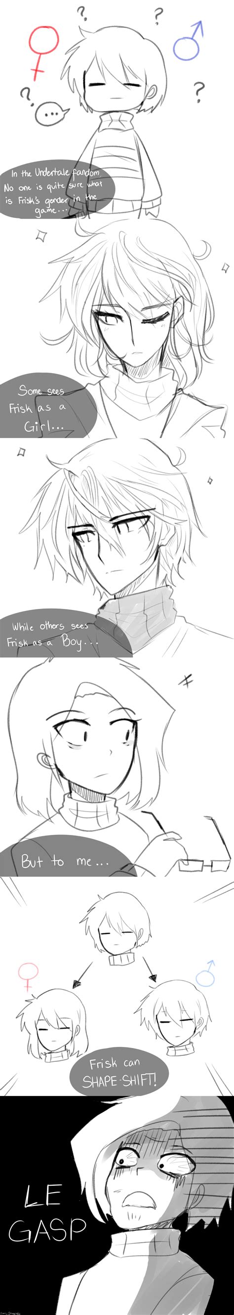 Frisks Gender By Shweezyliz Undertale Art Undertale Comic