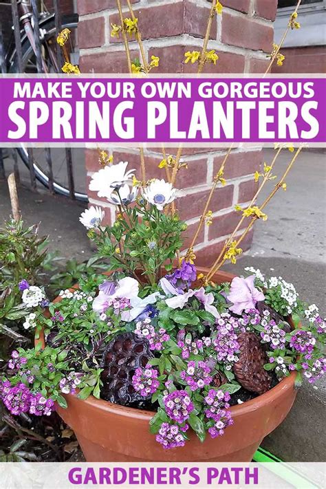 How To Design And Construct Your Own Spring Planters Gardener S Path