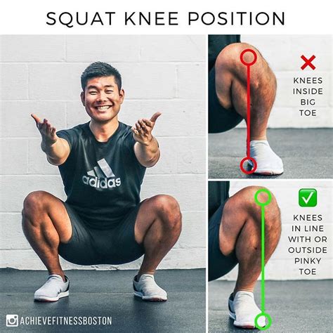 Achieve Fitness On Instagram Squat Knee Position Whats Up