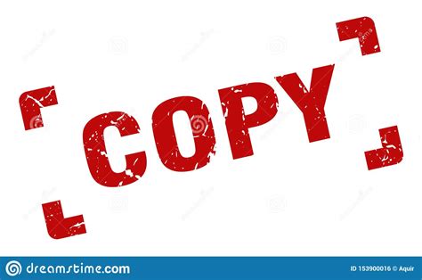Copy Stamp Stock Vector Illustration Of Sticker Textured 153900016