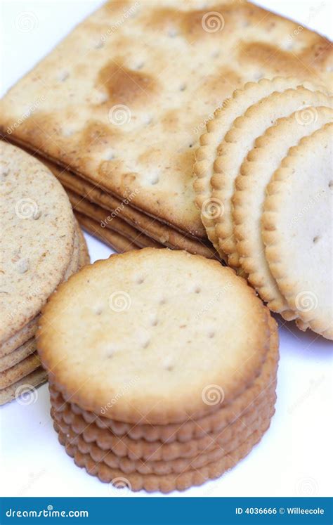 Assorted Crackers Stock Photo Image Of Entertain Nutritious 4036666