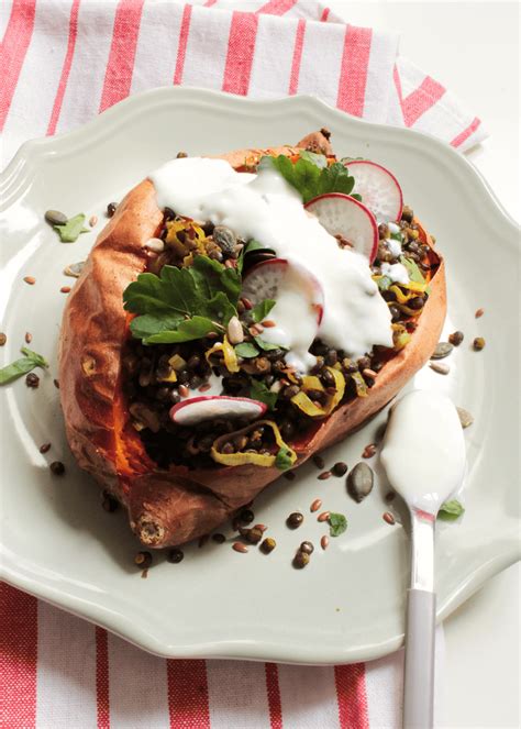 Maybe you would like to learn more about one of these? Patata dolce al forno ripiena - Healthy Barta