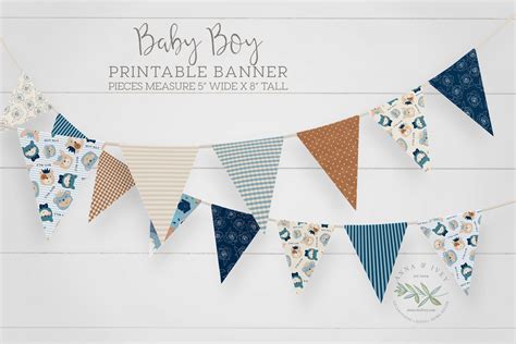 Printable Baby Boy Banner Anna And Ivey