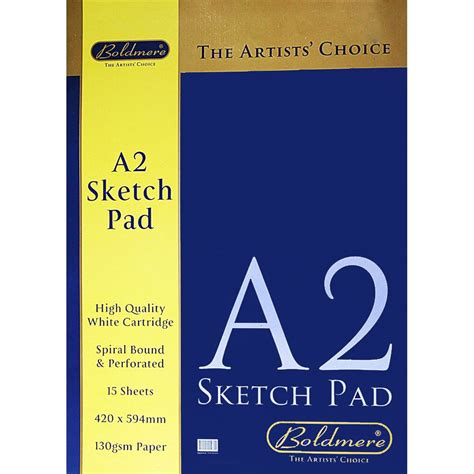 Boldmere A2 Sketch Pad Sketch Pad Artist Sketches Pad
