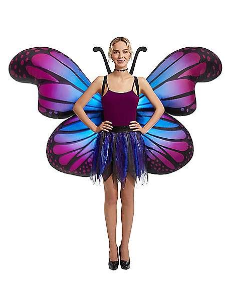 Purple Butterfly Wings Costume