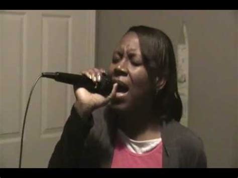 And to god be the glory felt good playing. Mia L singing Spirit Fall Down (Luther Barnes) - YouTube