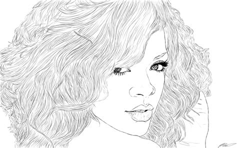 This international bestselling adult coloring book has helped millions of people in achieving stress relief and deep relaxation. Rihanna- Loud II Lineart by Hellsong-Diabla on DeviantArt